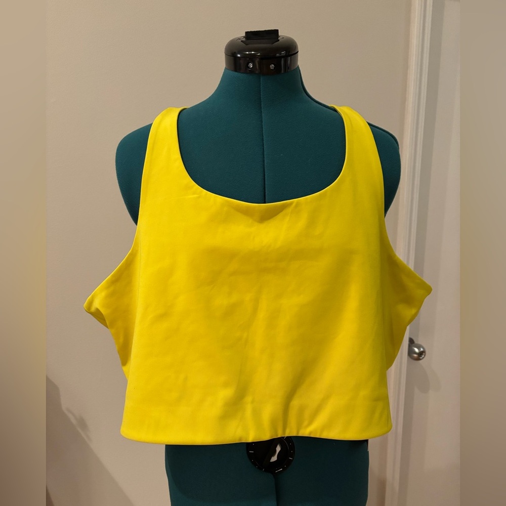 💚💛Girlfriend Collective Neon Racerback Sportsbra, 5XL size inclusive